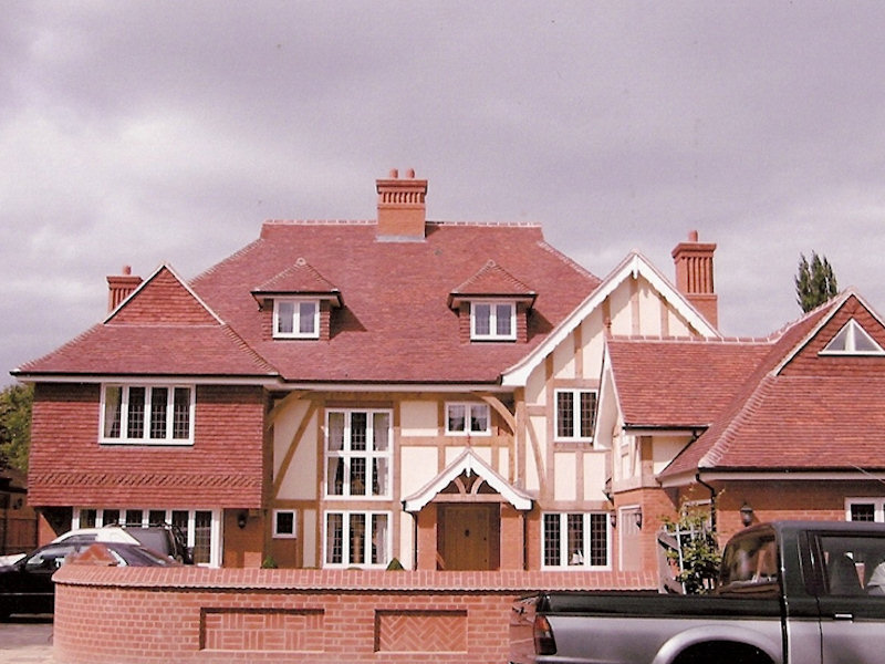 Example of our roofing, dormers and tile hanging